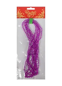 Купить Новогодняя гирлянда Бусы (270см) фиолетовые (38676) — Фото №1