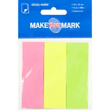 Купить Набор самоклеящихся закладок «Make your mark», 3 блока — Фото №1
