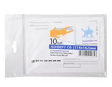 Купить Конверт С6 (114х162) 10шт, Куда-Кому, Курт — Фото №1