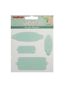 Купить Акриловые украшения Фигурные рамочки (SCB45001004) (4шт.) (упаковка) — Фото №1