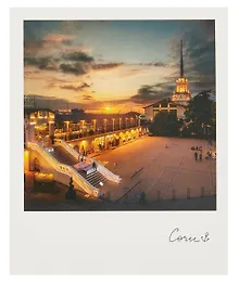 Купить Открытка, одинарная,  Сочи. Морской вокзал закат — Фото №1