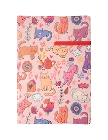 Купить Ежедневник, АртЛез, А5 (215*145мм) 220стр. недатир. с резинкой, кожзаменитель полноцвет. — Фото №1