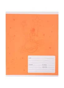 Купить Тетрадь в клетку Listoff, "Космический полет", 18 листов, в ассортименте — Фото №1