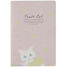 Купить Тетрадь в линейку Fruit cat, B5, 38 листов, в ассортименте — Фото №1