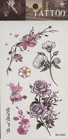 Купить Тату Розы, 3 вида (GK-0033)(GK-0040)(GK-0045)(9,7*19,8) — Фото №1