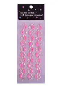 Купить Стразы-полубусины Змейка (розовые)(7*22.5) — Фото №1