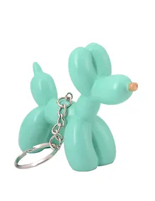 Купить Брелок Собачка-шарик (мятная) (8х6) (керамика) (12-Foryoucraft-202506-D8) — Фото №1