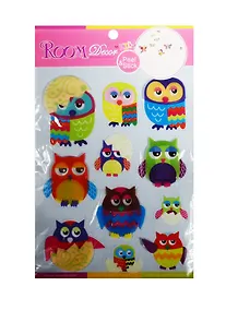 Купить Наклейки 3D Совы (11-02415-MX-01) — Фото №1