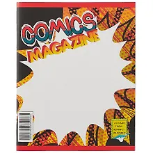 Купить Тетрадь в клетку Listoff, "Комикс", 48 листов, в ассортименте — Фото №1