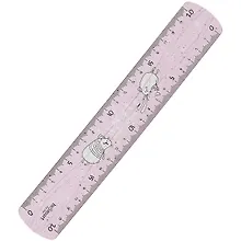 Купить Линейка 20см "Bunny" гибкая, скручивающаяся, инд.уп., подвес — Фото №1