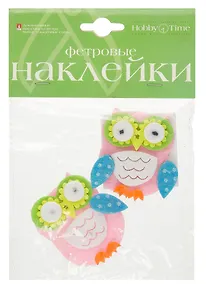 Купить Наклейки декоративные. из фетра. Сказочные совы. в ассортименте. -Китай: Альт, (Hobby Time ). 2-093/21 377399 — Фото №1