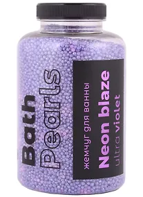 Купить Жемчуг для ванны в баночке с шиммером Neon blaze Ultra violet (320 г) — Фото №1