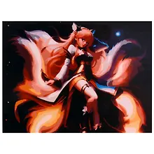 Купить Холст с красками по номерам "Девочка-лисичка", 30 х 40 см — Фото №1