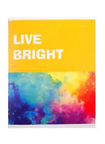 Купить Тетрадь в клетку Unnika, "Живи ярко", 48 листов, в ассортименте — Фото №1