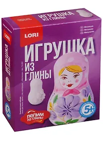 Купить Набор для творчества LORI Игрушка из глины "Матрешка" Гл-002 — Фото №1