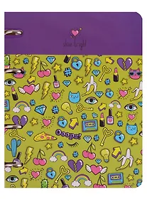 Купить Тетрадь на кольцах в клетку Be Smart, Stickers, 120 листов — Фото №1