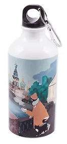 Купить Бутылка с карабином  СПб Ноксо Наедине с Петербургом Возле Спаса (металл) (500мл) (БМ2025-52) — Фото №1