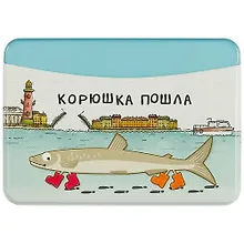 Купить Чехол для карточек горизонтальный СПб Корюшка пошла (ДКГ2019-37) — Фото №1