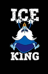 Купить Adventure time Блокнот с резинкой Снежный король — Фото №1