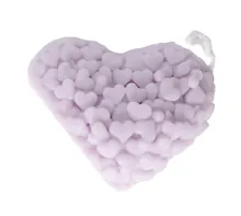 Купить Свеча ароматическая «Сердце», лавандовая, 5 х 5, ПВХ бокс — Фото №1