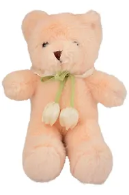 Купить Мягкая игрушка Мишка с тюльпанами (30см) (12-20251028-83L) — Фото №1