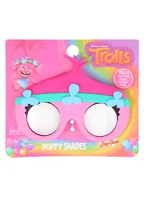 Купить Детские солнцезащитные очки Тролли. Розочка. 100% защита от ультрафиолета UV400. Ударопрочные линзы. Soft-touch пластик. — Фото №1