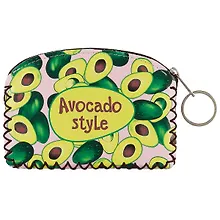 Купить Кошелек на молнии Авокадо (9х13) (кожзам) — Фото №1