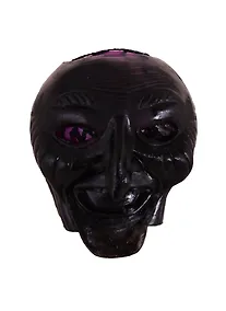 Купить Игрушка-Прикол Череп, черный со слизью внутри — Фото №1