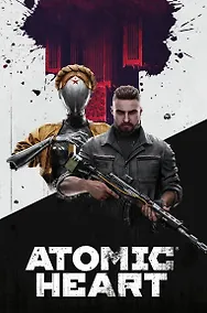 Купить Обложка для паспорта. Atomic Heart. Близняшка и майор Нечаев (ПВХ, 185х133 мм) — Фото №1