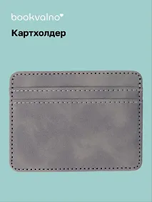 Купить Картхолдер (серая) (софт тач) (12-BLUEDOT-202511-CH-03) — Фото №1