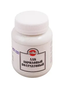 Купить Лак акриловый, полуматовый Olki, 100 мл. — Фото №1
