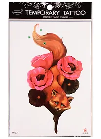 Купить Тату Лисы 24х15  микс  (орр) — Фото №1