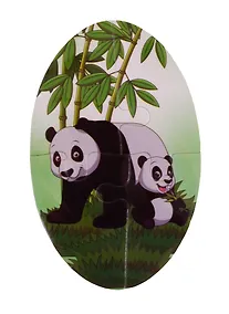 Купить Пазлы магнитные мал. овальные Животные, 4 детали, микс из 8 видов — Фото №1