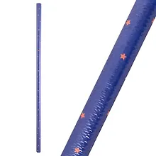 Купить Бумага упаковочная 70*100см "Мелкие звездочки на синем" глянц., инд.уп. — Фото №1