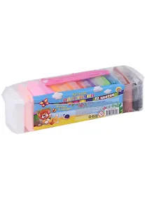 Купить Масса для лепки. Легкий пластилин, 12 цветов, 3 стека — Фото №1