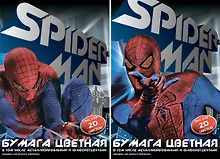 Купить Бумага цветная 20цв 20л А4 "Spider-man" 5цв металлиз., 5цв флюоресц., карт.папка, Disney — Фото №1