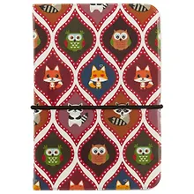 Купить Визитница Узоры сова лиса и енот — Фото №1