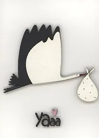 Купить Открытка "Аист" — Фото №1