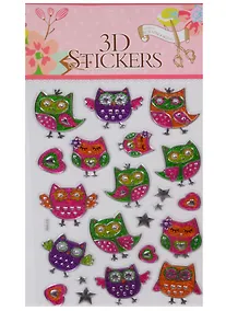 Купить Наклейки 3D Совы , GGG-010 — Фото №1