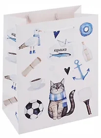 Купить Пакет А5 23*18*10 СПб "Вам привет из Петербурга" бум.мат.ламинат — Фото №1