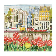 Купить Алмазная мозаика ТМ Рыжий кот (блест) 30*30 с подр., с полн.запол. (33цв) Нидерланды Арт. AS30001 — Фото №1