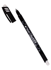 Купить Ручка шариковая Tratto, Cancellik, пиши-стирай черная — Фото №1