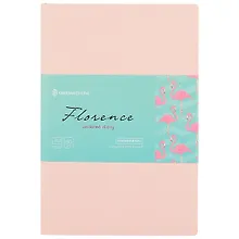 Купить Ежедневник недатированный «Florence» В6, розовый, 160 листов, кожзам, Greenwich Line — Фото №1