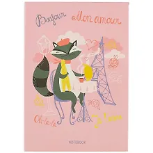 Купить Книга для записей «Завтрак енота», 80 листов, А5 — Фото №1