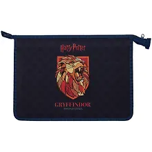 Купить Папка для труда А4 2отд. "Гарри Поттер" 245*340*75мм, вкладыш, пластик, молния, инд.уп. — Фото №1