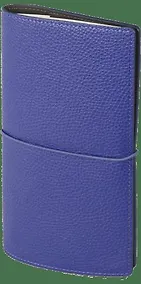 Купить Записная книжка, InFolio/Инфолио, 12х21см, 128стр., Palette суперобложка с резинкой, темно-синий — Фото №1