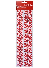 Купить Трафарет Barocci ПВХ Бордюр Лавр Б-070 10х32см — Фото №1