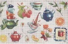 Купить Рисовая бумага для декупажа "Ароматный чай" — Фото №1