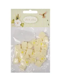 Купить Цветок хризантема (В906) в пакете 25 шт,  молочный (11-08631-71) — Фото №1