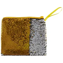 Купить Сумка-шоппер с пайетками на молнии (24х20) (текстиль) — Фото №1